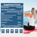 500mg NMN Supplement with TMG & Resveratrol, 60 Capsules