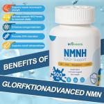 500mg NMN Supplement with TMG & Resveratrol, 60 Capsules