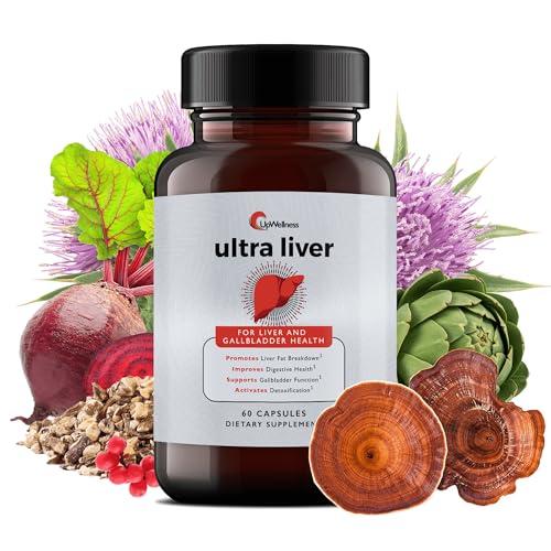 UpWellness Ultra Liver Support Supplement - 60 Capsules