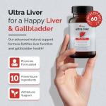 UpWellness Ultra Liver Support Supplement - 60 Capsules