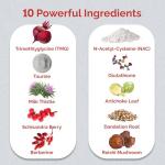 UpWellness Ultra Liver Support Supplement - 60 Capsules