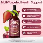 TMG Liquid Drops 1000mg - Strawberry Flavor, 2 Pack