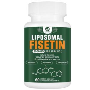 Liposomal Fisetin 2000MG with Quercetin & Resveratrol