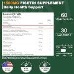 Liposomal Fisetin 2000MG with Quercetin & Resveratrol