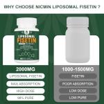Liposomal Fisetin 2000MG with Quercetin & Resveratrol