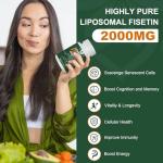 Liposomal Fisetin 2000MG with Quercetin & Resveratrol
