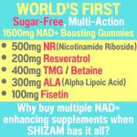 1500mg Sugar Free NAD+ Gummies with TMG & ALA