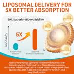 Aesticum 2000 MG Liposomal NMN Supplement - 120 Softgels