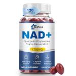 NAD+ Boost Supplement with NMN & Resveratrol, 120 Count