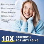 NAD+ Boost Supplement with NMN & Resveratrol, 120 Count