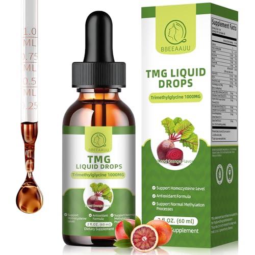 TMG 1000MG Trimethylglycine Liquid Drops - Blood Orange