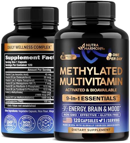 Methylated Multivitamin - 9-in-1 Energy & Mood Booster