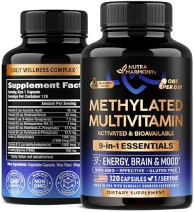 Methylated Multivitamin - 9-in-1 Energy & Mood Booster