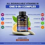 Methylated Multivitamin - 9-in-1 Energy & Mood Booster