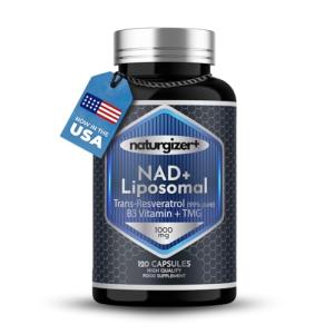 NAD+ Resveratrol 1000mg Anti-Aging Supplement 120 Caps
