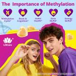 L-MethylFolate & B12 Gummies for Methylation Support
