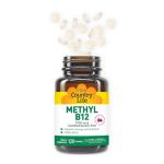 Country Life Methyl B12 Lozenges, Berry Flavor, 3000 mcg