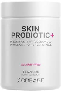 Codeage Skin Probiotics for Healthy Skin - 60 Capsules