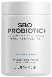 Codeage SBO Probiotics – 50 Billion CFUs, 90 Capsules