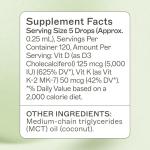 Amy Myers MD Liquid Vitamin D3/K2 - Supports Health