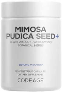 Organic Mimosa Pudica Seed Capsules with Herbs
