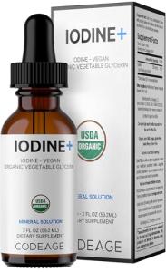 Organic Iodine Drops - 250 Mcg - 2 fl oz