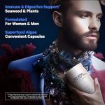 Raw Irish Sea Moss & Spirulina Supplement Capsules