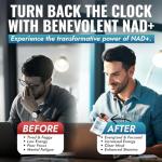 Benevolent NAD+ Supplement 1050mg for Health & Energy