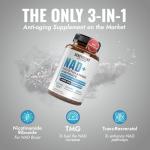 Benevolent NAD+ Supplement 1050mg for Health & Energy