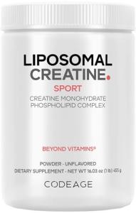 Liposomal Creatine Powder - 5000mg Unflavored Supplement