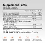 Liposomal Vitamin C 1500mg with Zinc & Elderberry