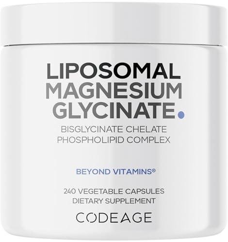 Liposomal Magnesium Glycinate Supplement – 240 Capsules