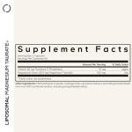 Liposomal Magnesium Taurate+ with Vitamin B6, 120 Capsules