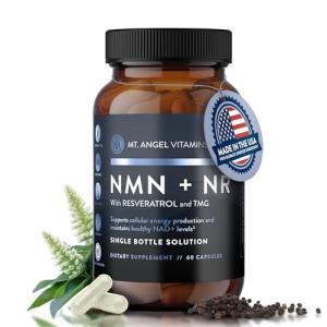 NMN Supplement + NR with Resveratrol & TMG 60 Caps