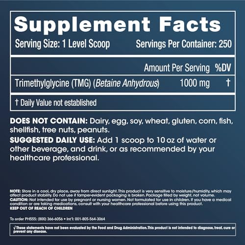 TMG Amino Acid Powder for Methylation Support