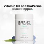 Codeage Ultra Life Telomeres Supplement - 90 Capsules