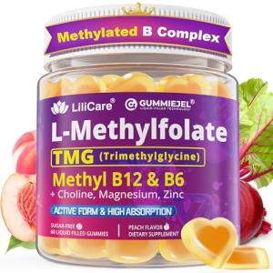 L-MethylFolate & B12 Gummies for Methylation Support