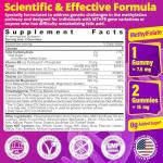 L-MethylFolate & B12 Gummies for Methylation Support