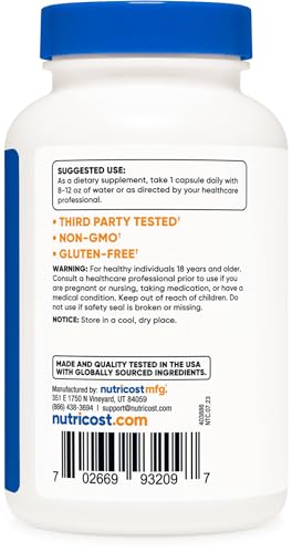 Nutricost TMG 750mg, 120 Capsules Integration