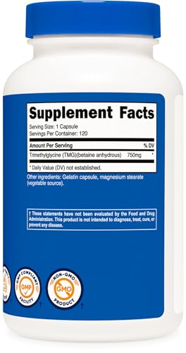 Nutricost TMG 750mg, 120 Capsules Integration