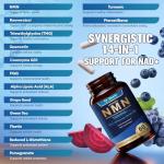 Liposomal NMN Supplement with Resveratrol & CoQ10