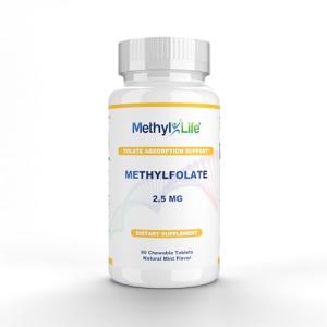 Methyl-Life® Chewable L-Methylfolate Tablets – 90 Count