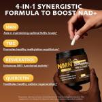 Pure NMN 1000mg Supplement with TMG & Quercetin