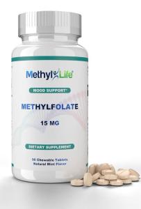 Methyl-Life L-Methylfolate 15 mg Active Folate 90 Tablets