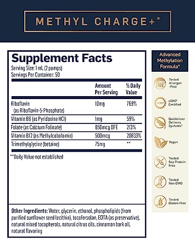 Quicksilver Methyl Charge - Energy and Detox Supplement