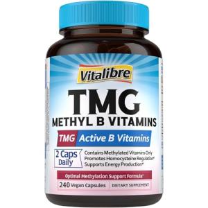 Vitalibre TMG Methyl B Complex - 240 Vegan Caps