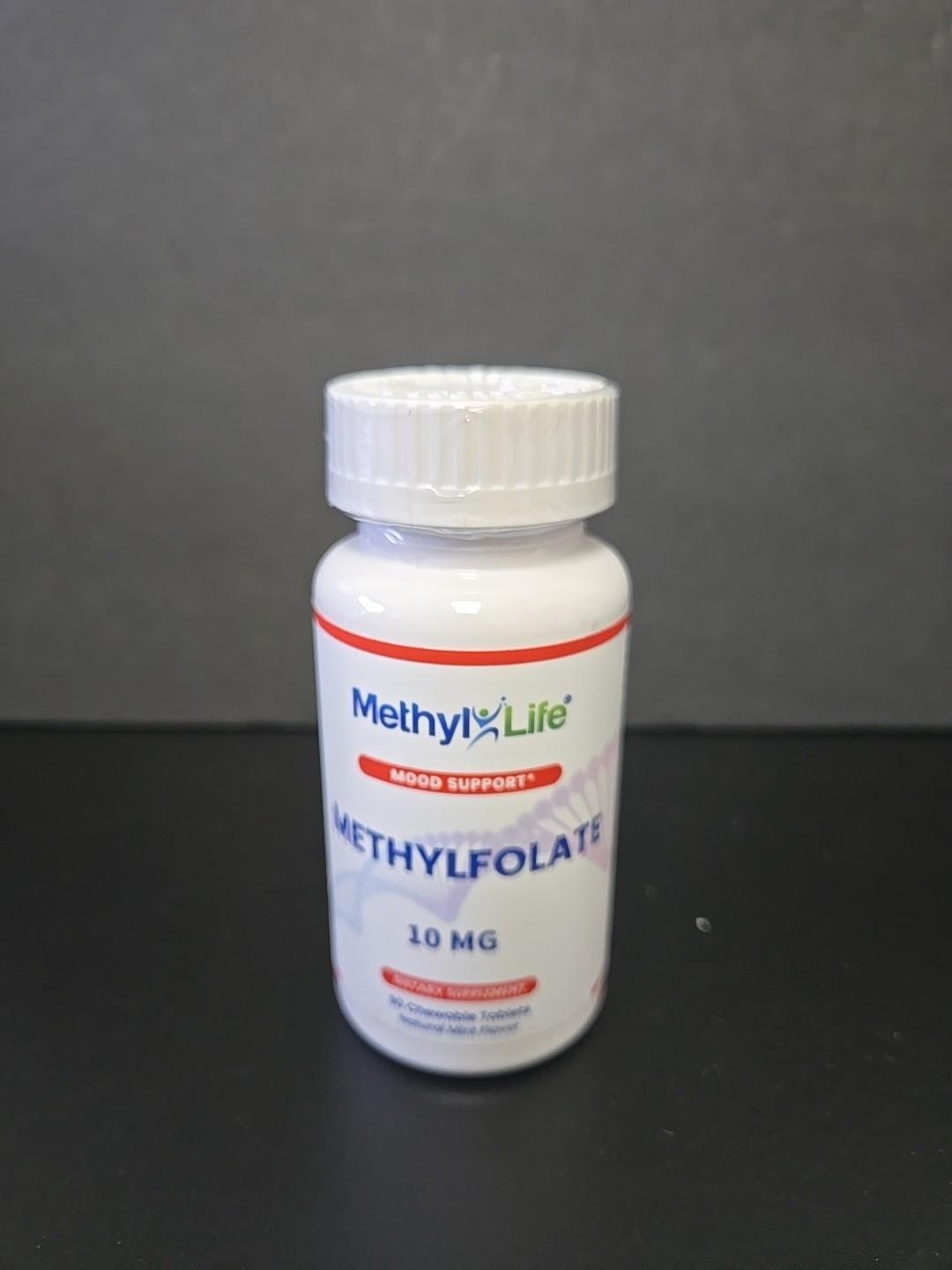 Methyl-Life L-Methylfolate 10 mg Chewable Tablets