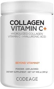 Codeage Collagen Peptides with Vitamin C, 20g Per Serving