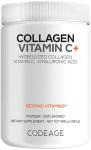 Codeage Collagen Peptides with Vitamin C, 20g Per Serving