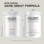 Codeage Collagen Peptides with Vitamin C, 20g Per Serving